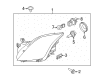 Mercury Milan Light Socket Diagram - 9E5Z-13411-A