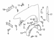 Ford Fender Diagram - BA8Z-16006-A