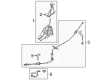 Ford Escape Shift Cable Diagram - GV6Z-7E395-M