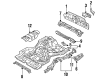 Ford Probe Rear Crossmember Diagram - F32Z6110780A