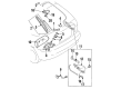 Ford Aspire Windshield Washer Pump Diagram - F4BZ17664B