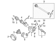 Ford Explorer CV Boot Diagram - F5TZ-3A331-A