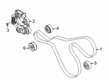 Ford Belt Tensioner Bolt Diagram - -W503294-S442