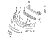 Mercury Milan Bumper Cover Diagram - 6N7Z-17D957-CAPTM