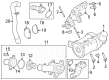 Ford Maverick Water Pump Diagram - LX6Z-8501-F