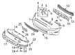 Ford Mustang Grille Diagram - AR3Z-17K945-AA