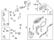 Ford Bronco Exterior Door Handle Diagram - ML3Z-1626605-DJPTM