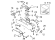 Mercury Milan Center Console Base Diagram - AE5Z-54045A36-DA