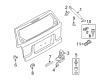 Ford Tailgate Lock Diagram - 9L8Z-7843150-B
