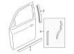 Ford Focus Door Moldings Diagram - 5S4Z-6120939-AAPTM