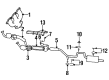 Ford Windstar Catalytic Converter Gasket Diagram - F3DZ-5E241-A