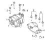 Ford Alternator Bracket Diagram - AL3Z-10A313-E
