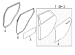Ford Fiesta Weather Strip Diagram - BE8Z-5825325-A