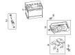 Ford Fusion Battery Tray Diagram - 9E5Z-10732-A