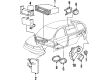 Ford Windstar Car Speakers Diagram - XF2Z-18808-AB
