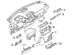 Ford Maverick Dash Panel Vent Portion Covers Diagram - NZ6Z-2604459-AA
