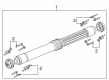 Ford Bronco Drive Shaft Diagram - MB3Z-4602-R