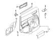 Ford Maverick Armrest Diagram - NZ6Z-6027541-AA