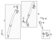 Ford Focus Seat Belt Diagram - CP9Z-54611B68-EA