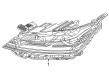 Lincoln Nautilus Headlight Diagram - R2TZ-13008-X