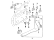 Ford Aspire Exterior Door Handle Diagram - F4BZ5822405A