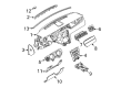 Ford Dash Panel Vent Portion Covers Diagram - AR3Z-6304302-CA