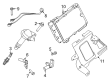 Ford Transit-350 Engine Control Module Diagram - LB5Z-12A650-A