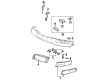 Ford Contour Headlight Bulb Diagram - F2DZ-13466-C