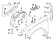 Lincoln MKZ Fender Diagram - DP5Z-16006-A