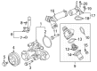 Ford Water Pump Pulley Diagram - BR3Z-8509-HA