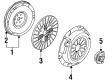 Ford Escort Flywheel Ring Gear Diagram - D4FZ-6384-A