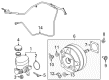 Ford Mustang Brake Booster Diagram - FR3Z-2005-K