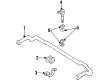 Mercury Villager Sway Bar Link Diagram - 1F5Z-5K483-A