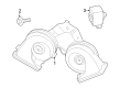 Ford F-150 Lightning Horn Diagram - NL3Z-13832-E