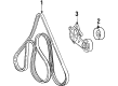 Ford Crown Victoria Serpentine Belt Diagram - 1W7Z-8620-AA