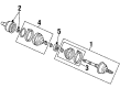 Ford Escort CV Joint Diagram - F7CZ-3B436-AA