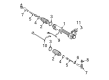 Ford Tie Rod End Diagram - 6W1Z-3A130-B
