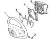Lincoln Mark VIII Brake Light Switch Diagram - F7LZ-13480-AA