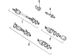 Ford Probe Axle Shaft Diagram - E92Z3B436A