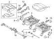 Ford Police Interceptor Sedan Seat Covers Diagram - FG1Z-5462900-PA