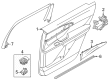 Lincoln Nautilus Interior Door Handle Diagram - R2TZ-5822600-AA