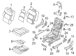 Ford Explorer Seat Cushion Diagram - LB5Z-7863840-A