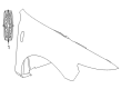 Lincoln MKS Emblem Diagram - DA5Z-16178-B