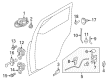 Ford Expedition Exterior Door Handle Diagram - BL7Z-7826604-AAPTM