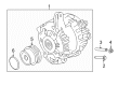 Ford Alternator Pulley Diagram - FJ7Z-10344-A