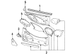 Ford Mustang Car Speakers Diagram - F4ZZ-18808-A