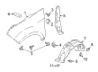 Ford Fender Diagram - GN1Z-16005-D