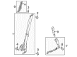 Ford Explorer Seat Belt Diagram - BB5Z-7861203-BA