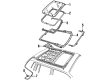Ford Thunderbird Weather Strip Diagram - F7LZ-6351884-AA
