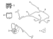 Ford Bronco Sport Parking Assist Sensor Diagram - JU5Z-15K859-ABW
